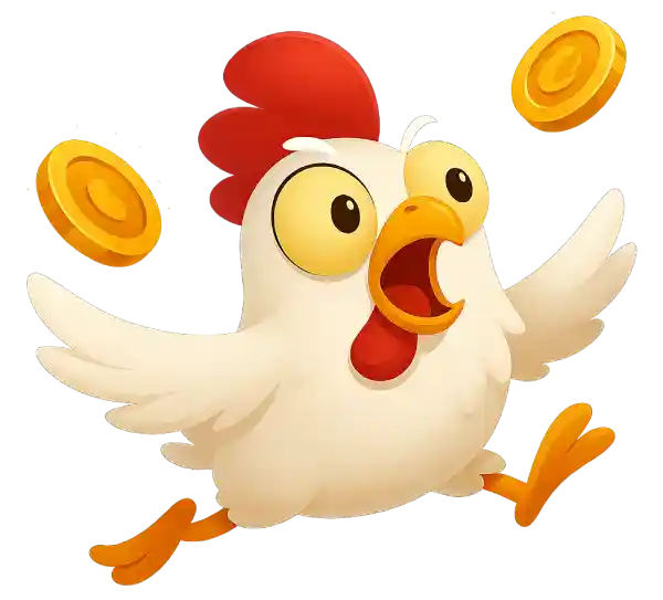 Chicken Road logo by inout games - crash game brand logo